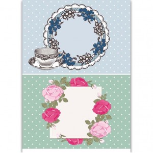 Бумага рисовая для декупажа AD179 "Теги чайные" Арт-Декупаж, А4
